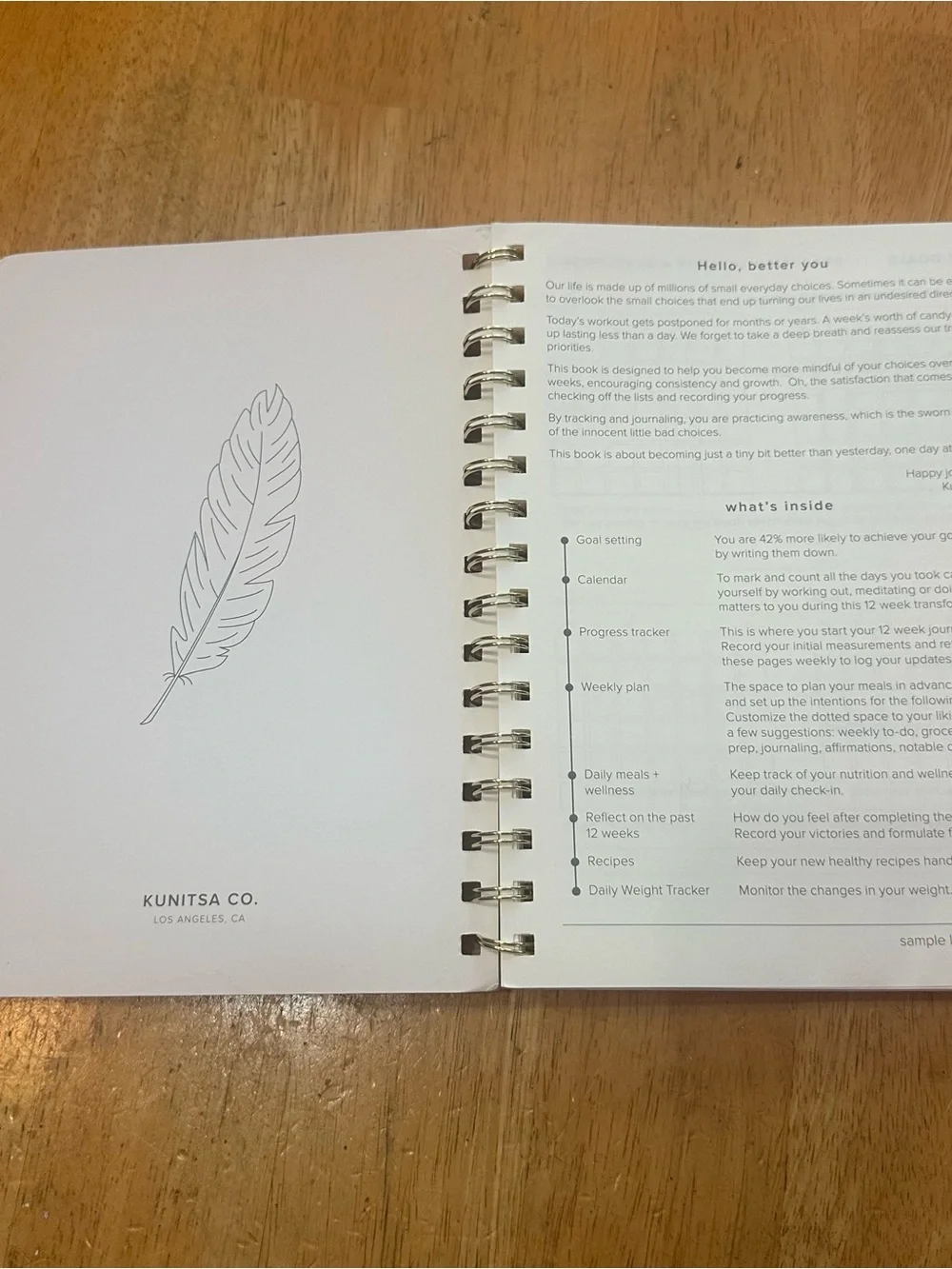 Pink Spiral Food & Wellness Journal - Women Accessories